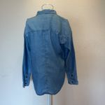American Eagle New  Women’s Denim Jean Blue Shirt Size XS NWT Photo 5