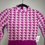 WET Swimwear One Piece Swimsuit Size XS Bonnie‎ Houndstooth Long Sleeve NWT Purple Photo 4