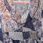 Boutique Boho Blue Mini Dress  Photo 4