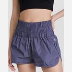 Free People FP Movement // Women's The Way Home Activewear Shorts, Deep Sea Photo 0