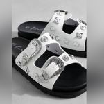 Western Buckle Detail Double Strap
Sandals Black Size 7 Photo 3