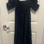 Campus Sutra   Women's Navy Blue Solid Dress Small Photo 3