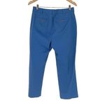 Lands' End Womens Cropped Chino Pants Cotton Stretch Blue Size Fit 2 / 10 NWT Photo 2