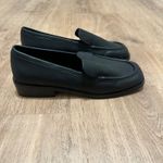 Open Edit  | Women's Black Faux Leather Square Toe Business Loafer Shoes, 6.5M Photo 3