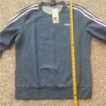 Adidas  Size Medium Blue Sporty Athletic Crewneck Sweatshirt. Photo 6