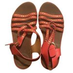 FitFlop Naia Rocketed Passion Red with Gold Studs Sandals Photo 0