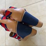 Splendid Like New Nautical Cork Elastic Wedges Photo 2