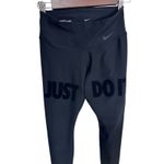 Nike Dri-FIT Legend Pant Just Do It Leggings Women's XS Black Athletic Gym Photo 4