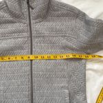 prAna Quilted Hadley Sweatshirt Jacket Full Zip Front Cotton Gray, Size S Photo 7