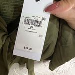 Guess NWT Army Green Charissa Crop Top Photo 6