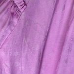 Current Air  lilac Pink Ruffled Short Sleeve Blouse Photo 5