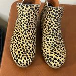 Eric Michael  Lynx Women's Boots Tan Animal Print Leather Upper Size 36 US Size 7 Photo 2