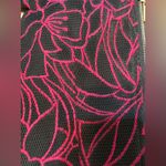 Marciano  Floral Off-Shoulder Top - Black and Pink SIZE S zipper 🩷🖤 Photo 2