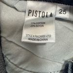 Pistola Presley Destroyed Distressed High Rise Relaxed Blue Jeans Size 25 Photo 6