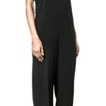 Helmut Lang 299  Women's Side Tie Tank Jumpsuit Size XS Color Black Photo 0