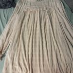 Listicle Cream Long Sleeve Dress Photo 1