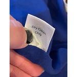 Parker  Royal Blue Silk Sleeveless Scoop Neck Fit‎ And Flare Mini Dress Size M Photo 7