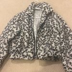 Cheetah Print Fleece Jacket Multi Photo 0