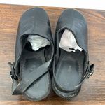 Naturalizer Women’s Back Buckle Strap Leather Leola Wedge Sandals Black Size 8M Photo 5