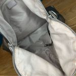 Kipling  Doris Croc Embossed Handbag Purse Tote Metallic Silver Gray Photo 4