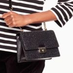 Kate Spade  Sunset Lane Eden in Black Glitter Crossbody Purse $249 Photo 1