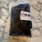 Quince NWOT  Heather Charcoal Grey Cotton Cashmere Ribbed Long Sleeve Sweater Photo 7