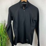 Patagonia Black Quarter Zip Capalene Base Layer Long Sleeve Shirt M Photo 0