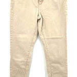 Michael Kors  Size 12 Jeans White Light Wash Skinny Fit Denim‎ Button Photo 0