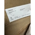 American Eagle Corduroy High Rise Mom Jeans Tan Brown Soft Comfy Stretchy Sz 8 Photo 4