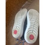 FitFlop  Blue Comfort Sneaker Shoe Women 6.5 Travel Slip On Airport Walking Trip Photo 4