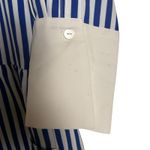Tuckernuck Hayes Blue White Stripe Drop Waist Button Front Collared Shirt Dress Size XS Photo 4