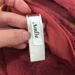 ANDIE  Bikini Set‎ Crete Top Super High Waisted Bottoms Syrah Red Lace size Small Photo 6