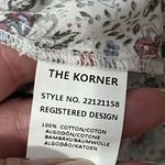 THE KORNER Floral Mini Dress Small Multicolor Gardencore Ruffle Boho Chic Casual Photo 8