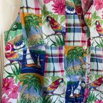Vintage vacation print vest tank top beach Florida holiday Size 12P Photo 4