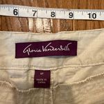 Gloria Vanderbilt  tan linen blend cargo utility pant 6p Photo 2