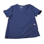 FIGS Scrub Top Womens Medium Casma Three Pocket Technical Collection Navy Blue Photo 0