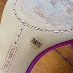 Vince Camuto  Size 7.5 Elegant Pink Suede Heeled Sandals Shoes Photo 5