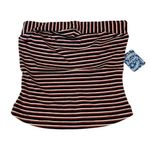 Free People Revolve Show Me Stripe Tube Top Black Combo Size Small Photo 0