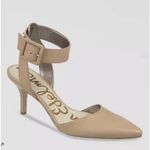 Sam Edelman Okala Strappy Slingback Pumps Heels size 9.5 Nude Leather Photo 11