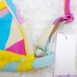 NEW SET! MELLO the label * Free People womens brazilian bikini set carnaval, M Blue Size M Photo 14