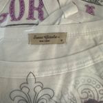 Sweet Gisele Womens Medium Sugar Skull Open Cold Shoulder SS Tee White Florida Photo 2