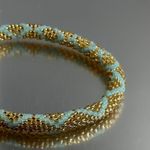 Sashka Blue / Gold Bracelet 8" Photo 1