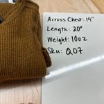 John Varvatos Womens Merino Wool Silk Blend Ribbed Knit Sweater Brown Size Mediu Size M Photo 10