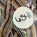 Striped Multicolor Long Sleeve Dress Brown Size undefined Photo 3