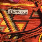 Cordobags Orange‎ Yellow Hippie Crossbody Bucket Bag Tote Purse Fringe Boho Orange Photo 8
