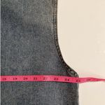 easel Oversized Button Down Jean Shirt Vest Sleeveless Medium Photo 6