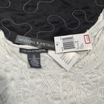 Chelsea & Theodore White Crochet Lace Cap Sleeve Romantic Bridal Sheath Dress 12 Photo 2