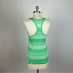 Lululemon Green Stripe Swiftly Tank Top Photo 7