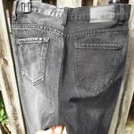 Blue Savvy Jeans Straight Leg Mom Fit 2 tones denim Black Grey Size 7/28 Photo 6