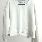Athleta  White Modern Sweatshirt Photo 1